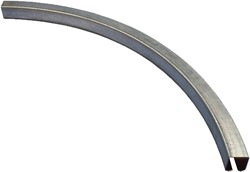 Gebogen rail 90 graden - serie 2 tot 1000 kg