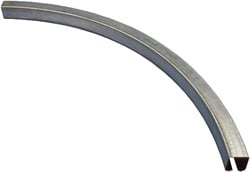 Gebogen rail 90 graden - serie 1 tot 600 kg