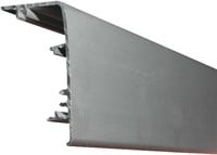 ROB afdekprofiel wand 80 kg rail - glazen deur-3