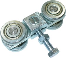 4 x 35mm Polyurethan Rückenloch Schwerlast Rolle Lenkrolle Traglast 400 Kg Le-Le