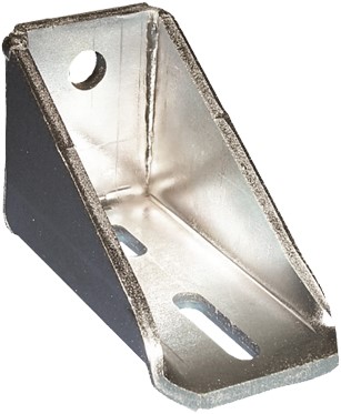 351053: verstelbare - dubbele raildrager - wandmontage - serie 0 tot 200 kg