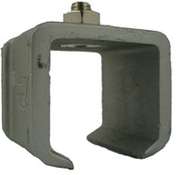 351390: raildrager met draadeind M8 16 mm - plafondmontage - serie 0 tot 200 kg