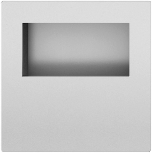 4253-0002: FSB schuifdeurgreep vierkant half open