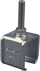 430286: raildrager met draadeind M12 55 mm - plafondmontage - serie 1 tot 600 kg