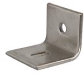 452404: verstelbare RVS raildrager - wandmontage - serie 1 RVS tot 600 kg