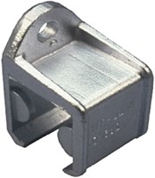 570291: raildrager met railstop links - wandmontage - serie 2 tot 1000 kg