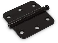 Kogellagerscharnier RVS - Zwart gelakt