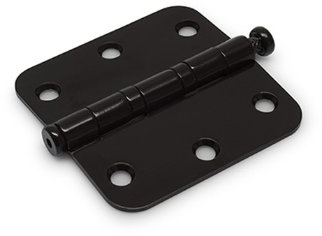 Kogellagerscharnier RVS - Zwart gelakt