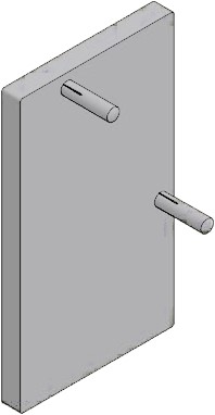 ROB afsluitstuk voor afdekprofiel wandmontage hoek 80 kg rail