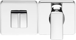 Toilet vrij/bezet rozet 6.5mm - vierkant afgerond