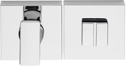 Toilet vrij/bezet rozet 10mm - vierkant