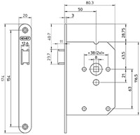 Nemef 1200 loopslot - Zwart-2