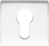 Cilinderrozet 6.5mm - vierkant
