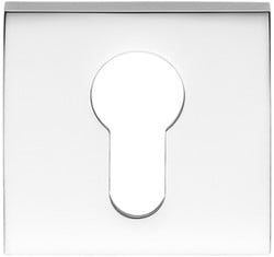 Cilinderrozet 6.5mm - vierkant