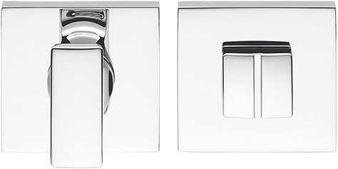 Toilet vrij/bezet rozet 6.5mm - vierkant