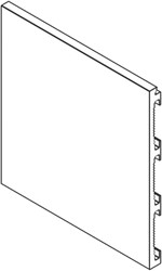 Xinnix vlakwandige plint - 3 meter