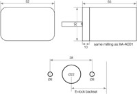 Xinnix geveerde deurknop serie 001 - Wit-3