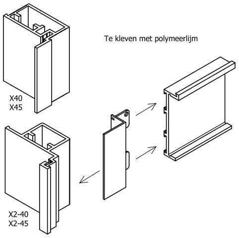 Aansluitstuk verdiepte plint met Xinnix kozijn-2