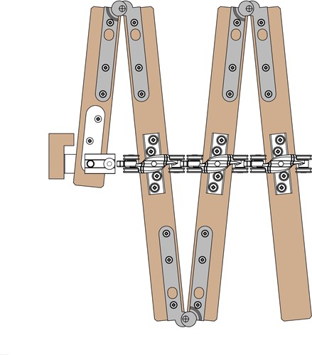bovenaanzicht vouwdeursysteem 1
