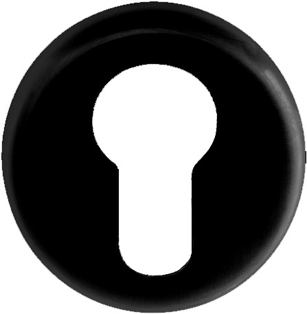 Cilinderrozet 10mm - rond afgerond-3