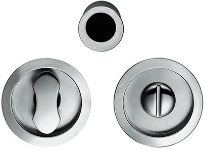 Schuifdeurgreep toiletsluiting Colombo Design Open - rond