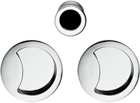 Colombo Design Open schuifdeurgreep - rond