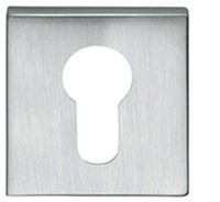 Cilinderrozet 10mm - vierkant