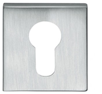 Cilinderrozet 10mm - vierkant