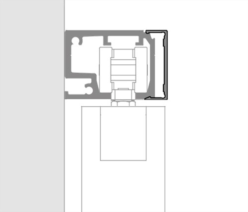 ROB afdekprofiel CUBE bovenrail 80 kg