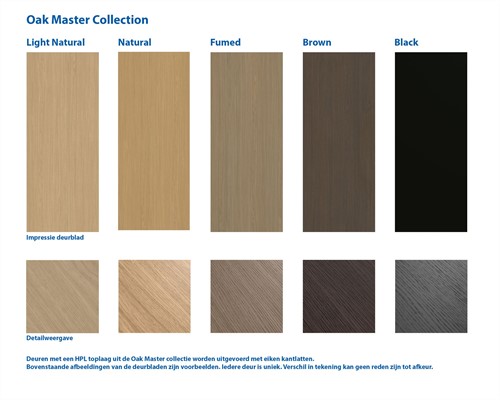 HPL deuren Oak Master