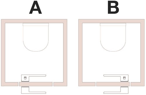 Xinnix deurkruk Closet - met vergrendeling-2