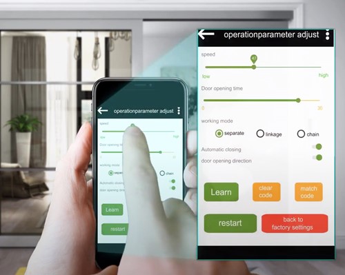 E-Space app instellingen