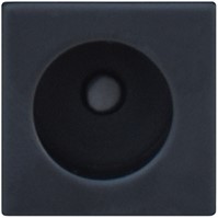 Vierkante vingerkom - Kosmos zwart