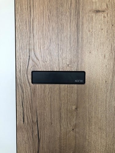 Xinnix ingewerkte handgreep H180 showroom