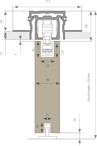 ROB Hide bovenrail 120 kg-3