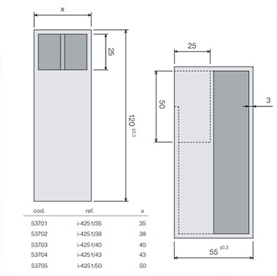 I-4251 schuifdeurgreep zwart-2