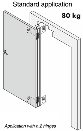 Kubica scharnier K5080-3