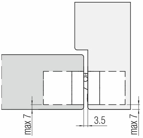 K8000 Doorsnede plaatsing