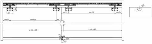Kastensysteem 1050 ABS aanzicht