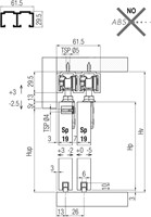 Schuifdeursysteem 1050 kasten - hangend - softclose-3