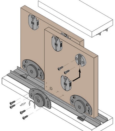 Kastsysteem 0320 3D tekening kleur