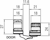 Kubica K2460 afmetingen doorsnede