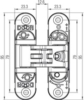 K6200 afmetingen vooraanzicht