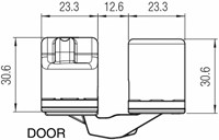 K6200 afmetingen zijaanzicht