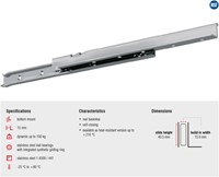 Ladegeleider 1616 RVS eigenschappen