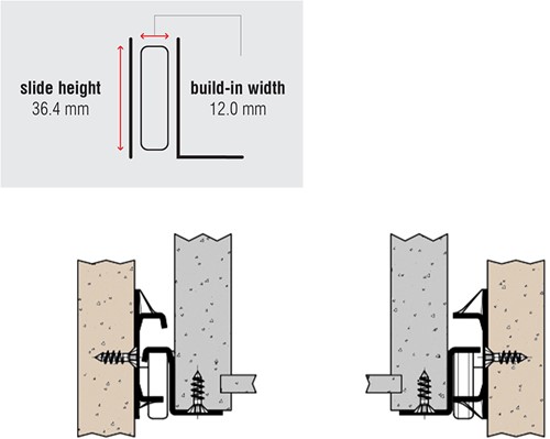 Ladegeleider 3132 inbouwafmetingen