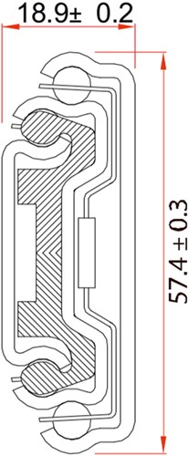 ladegeleider 5819 doorsnede afmeting