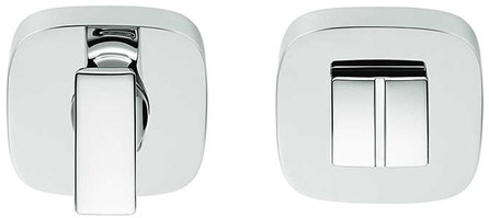 Toilet vrij/bezet rozet 10mm - vierkant afgerond