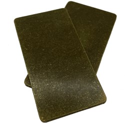 No-Ha afwerkingsplaatje Brons