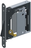 No-Ha 2.0 L mini magneetslot vrij/bezet - Chroom matte sluitplaat-2